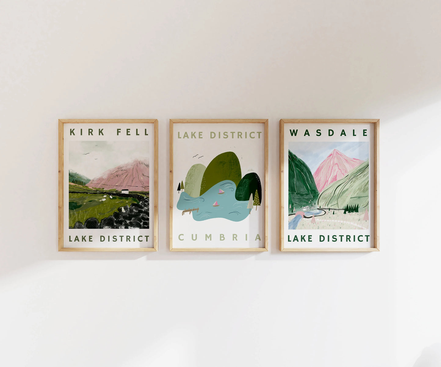 Lake District Poster A4 / A3