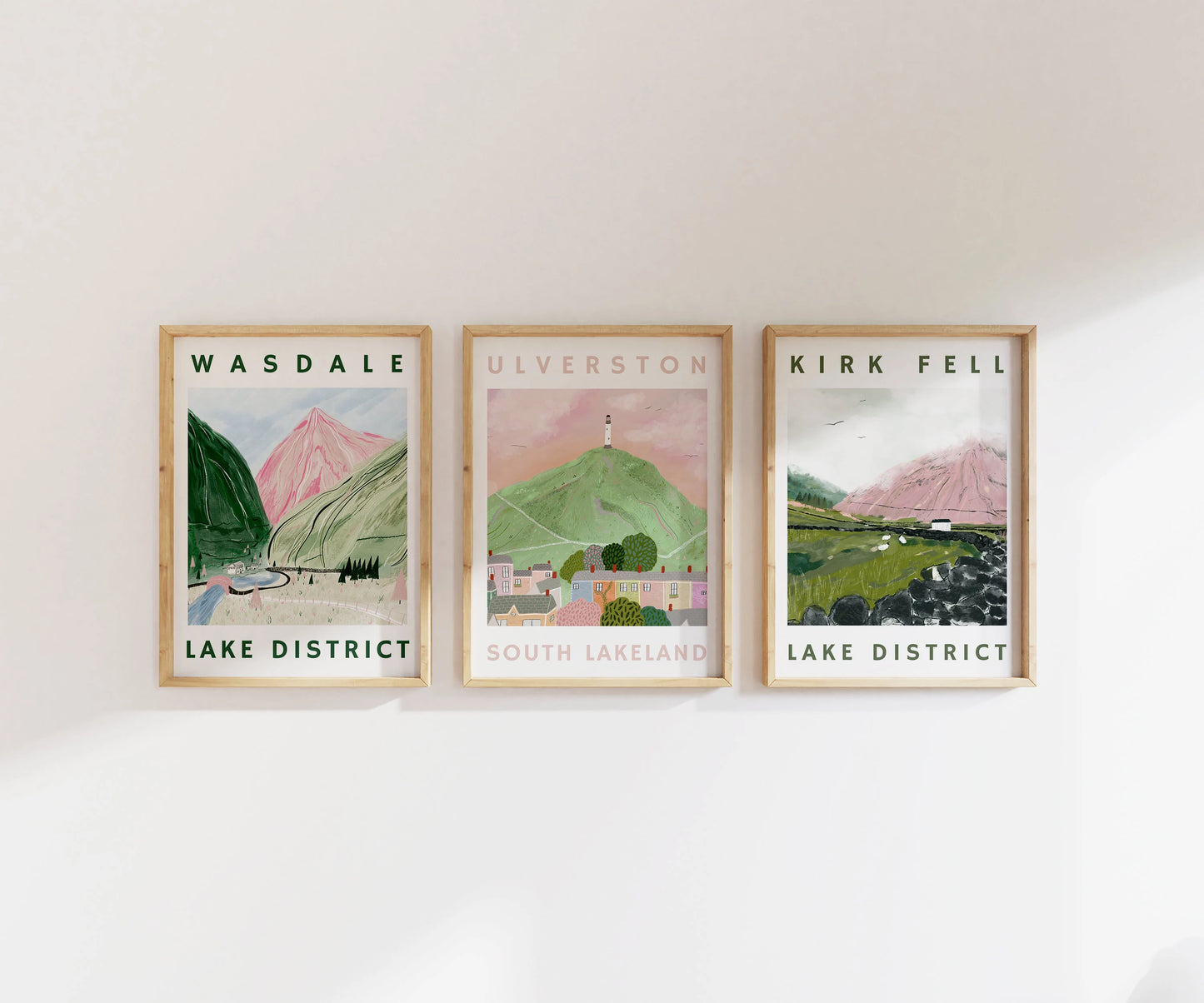 Sunset in Ulverston A4 / A3 Poster