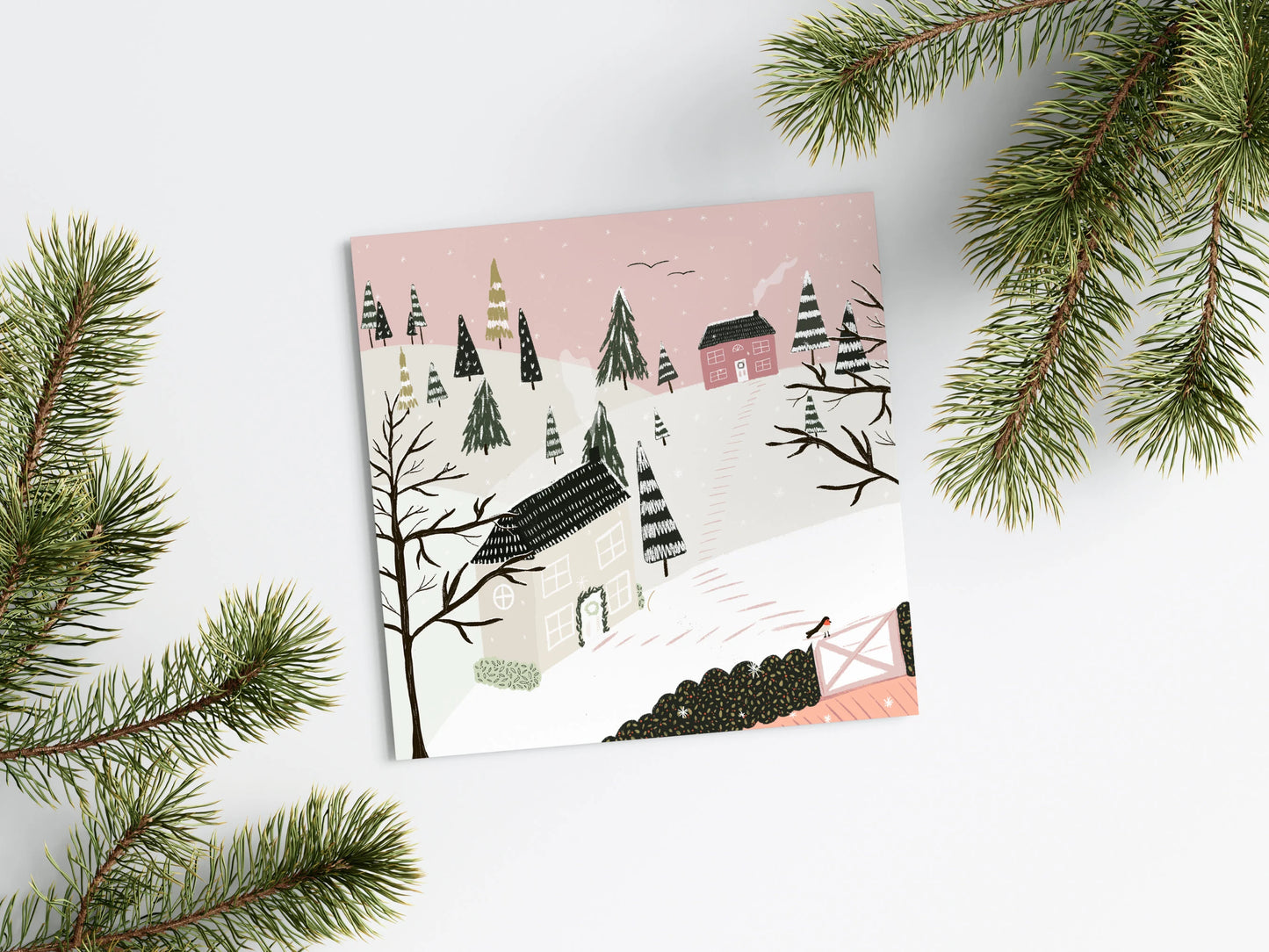 Christmas Countryside Greetings Card