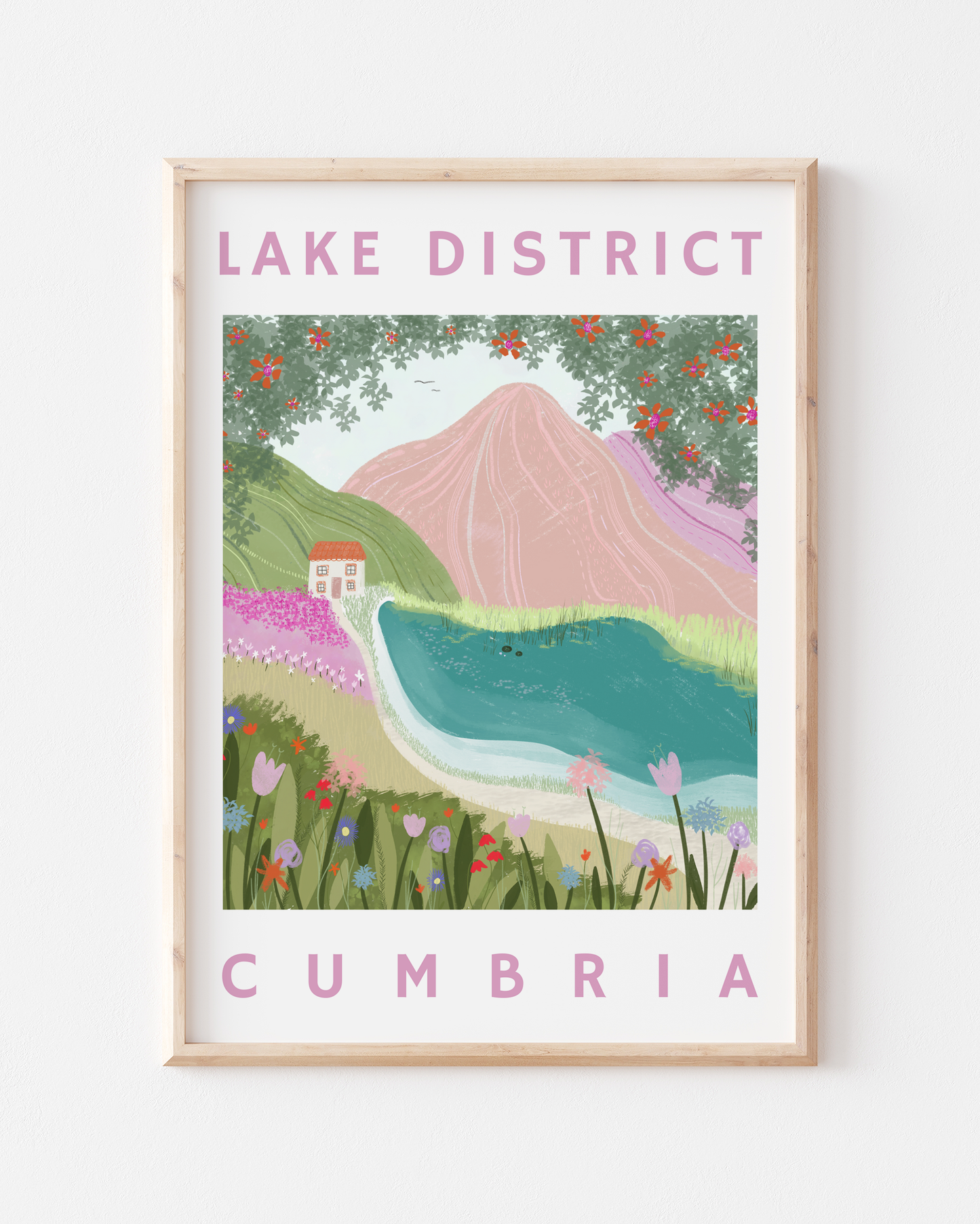 House by the Lake Poster A4 / A3