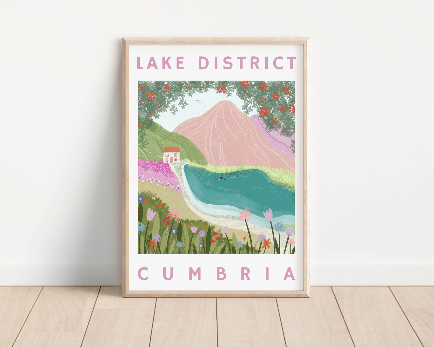 House by the Lake Poster A4 / A3