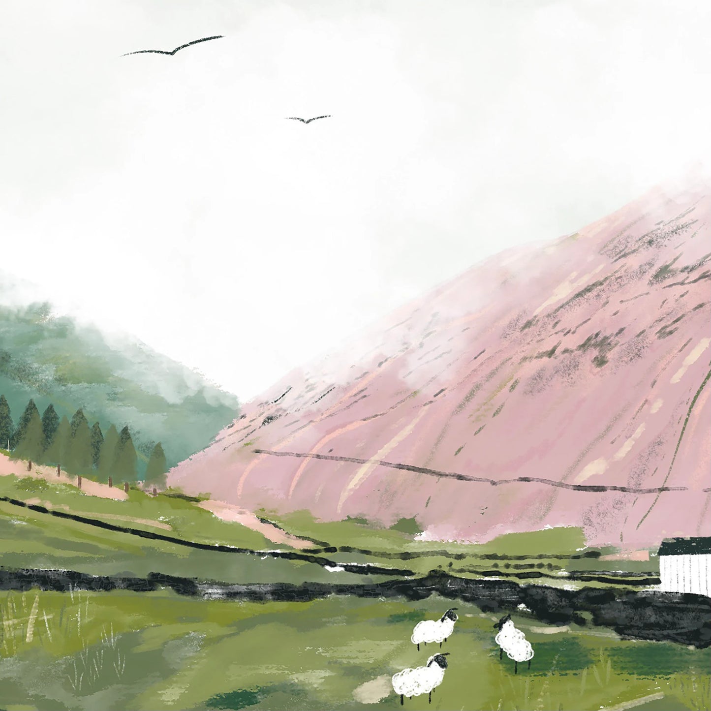 Kirk Fell Poster A4 / A3