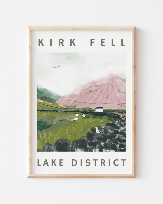 Kirk Fell Poster A4 / A3
