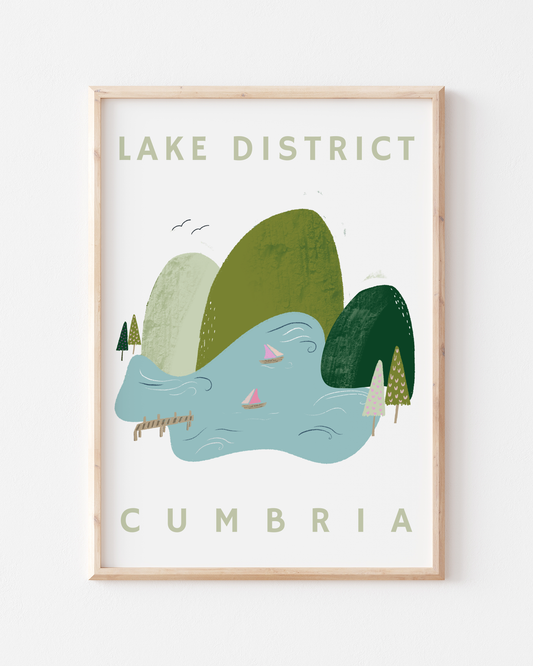 Lake District Poster A4 / A3