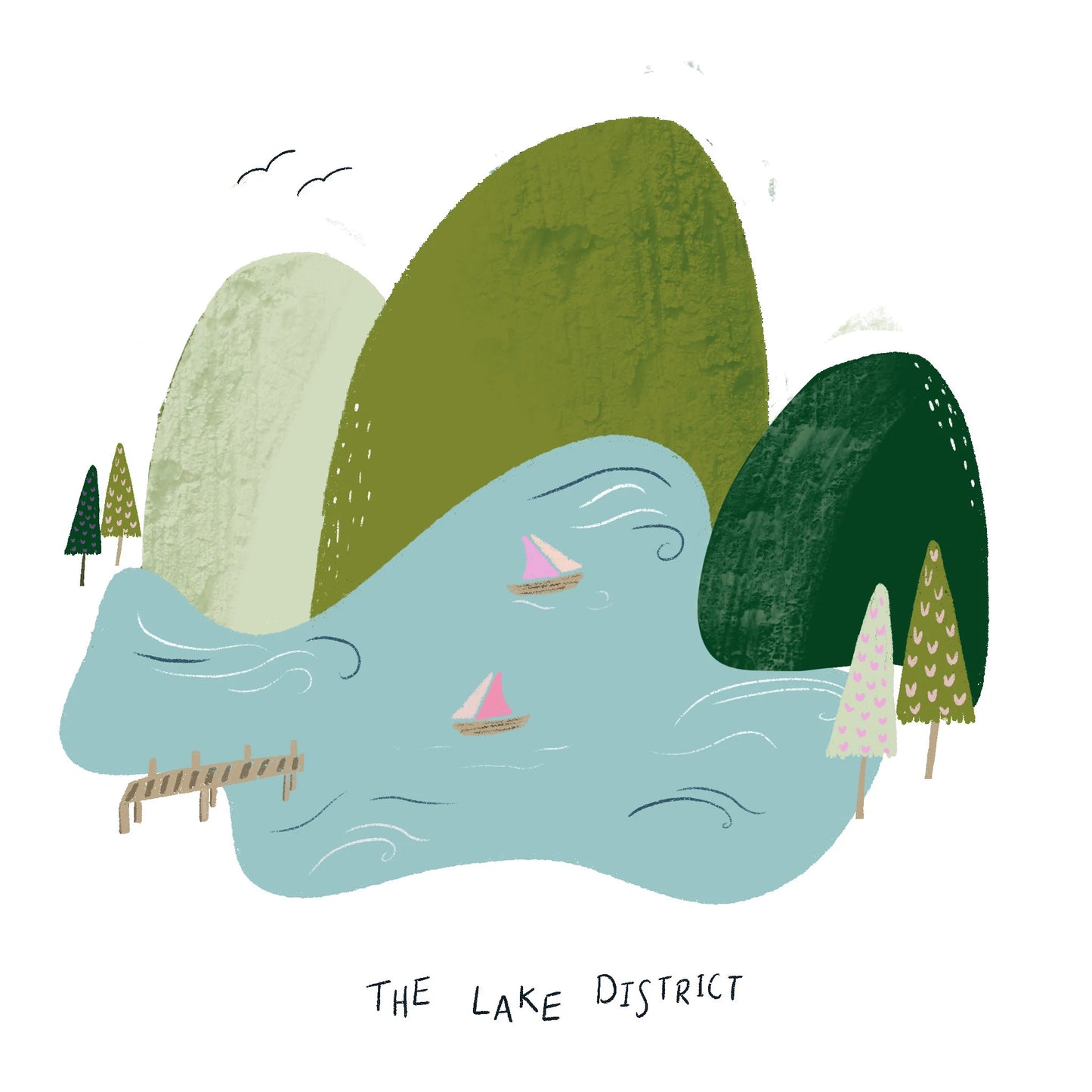Lake District A6 Greetings Card
