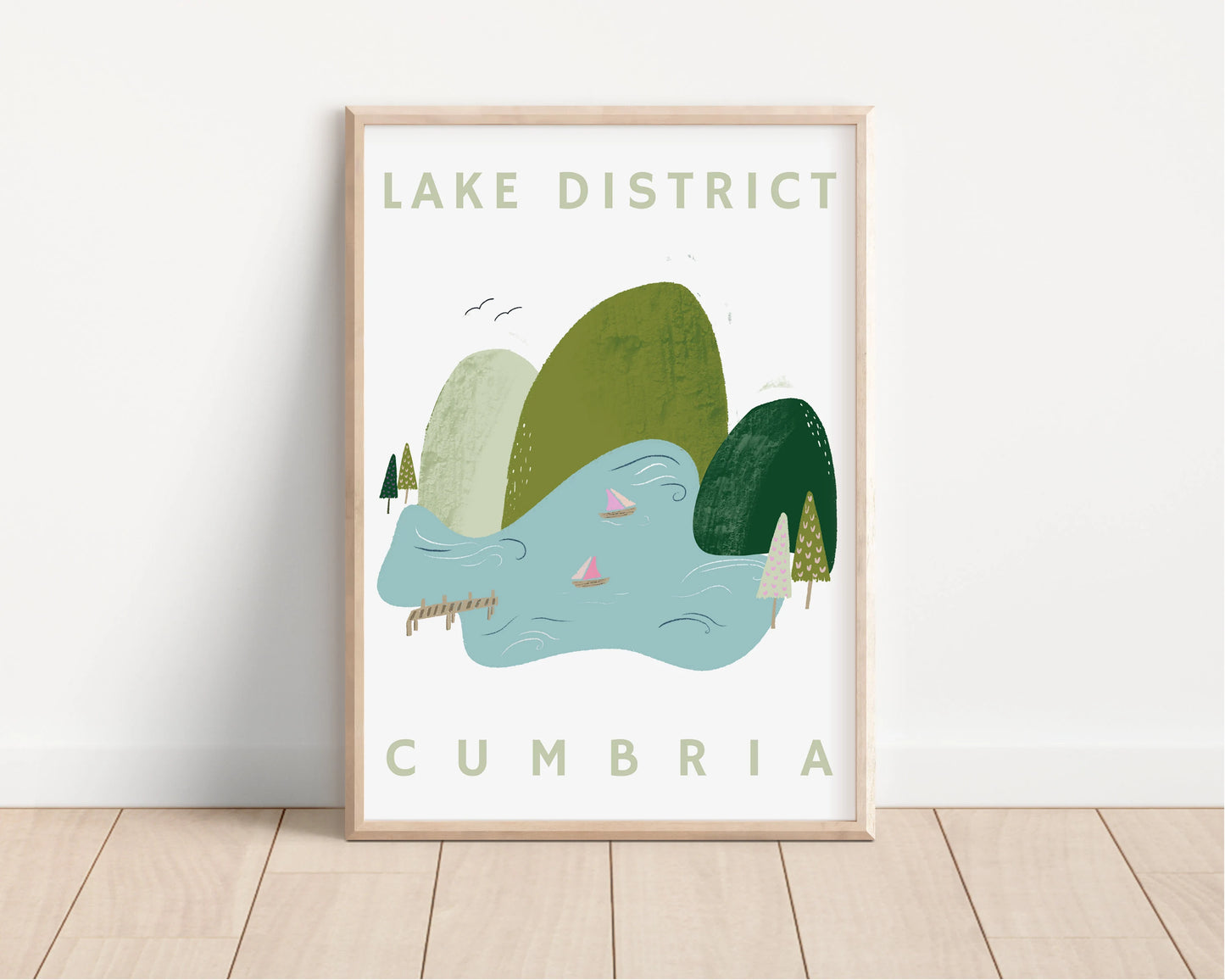 Lake District Poster A4 / A3