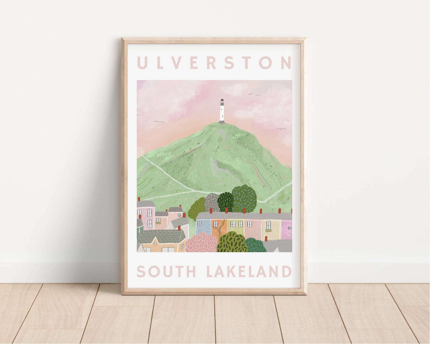 Sunset in Ulverston A4 / A3 Poster