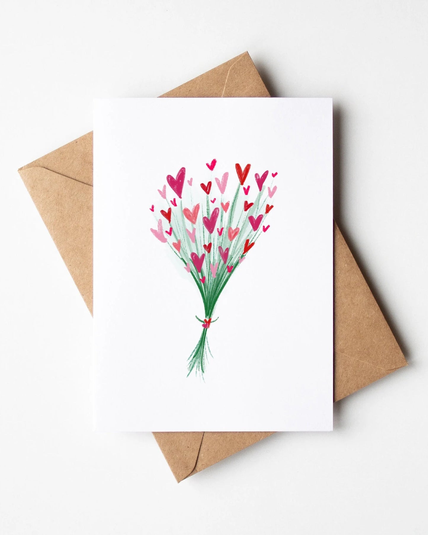 Bouquet of Hearts A6 Greetings Card