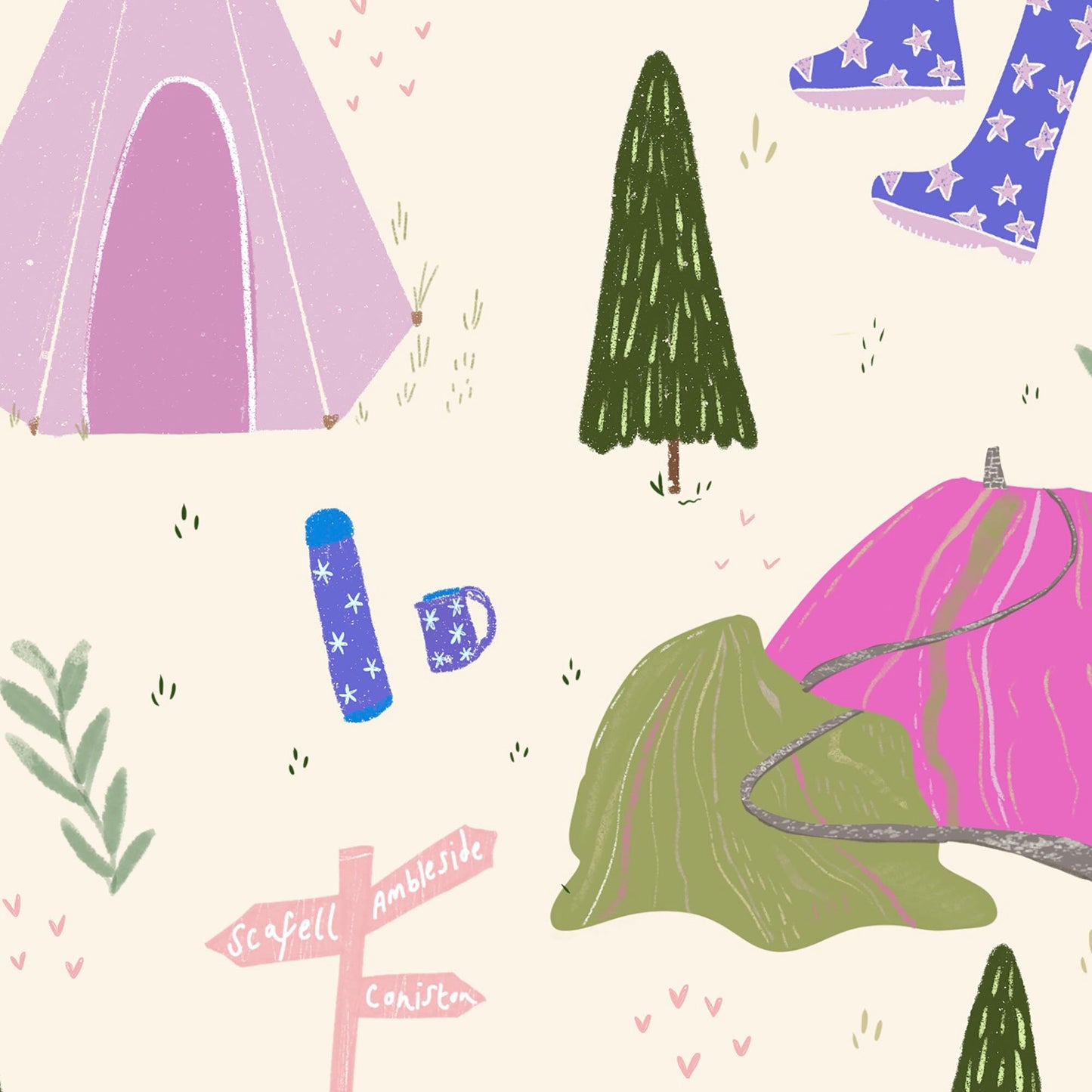 Cumbrian Adventures Poster A4 / A3